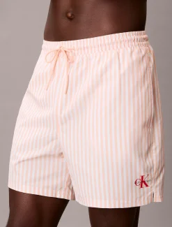 Medium zwemshort met trekkoord - CK Monogram