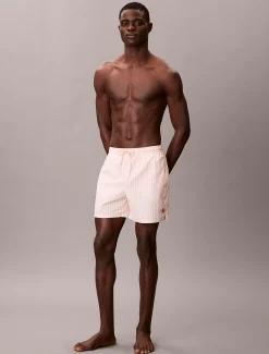Medium zwemshort met trekkoord - CK Monogram