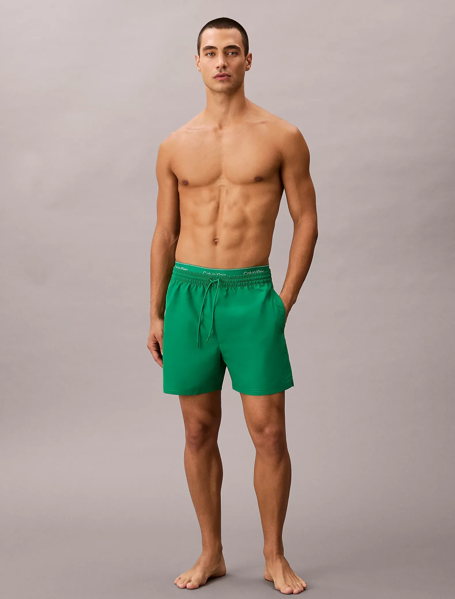 Medium zwemshort met trekkoord - CK Essentials