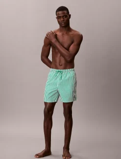 Medium zwemshort met trekkoord - CK Monogram