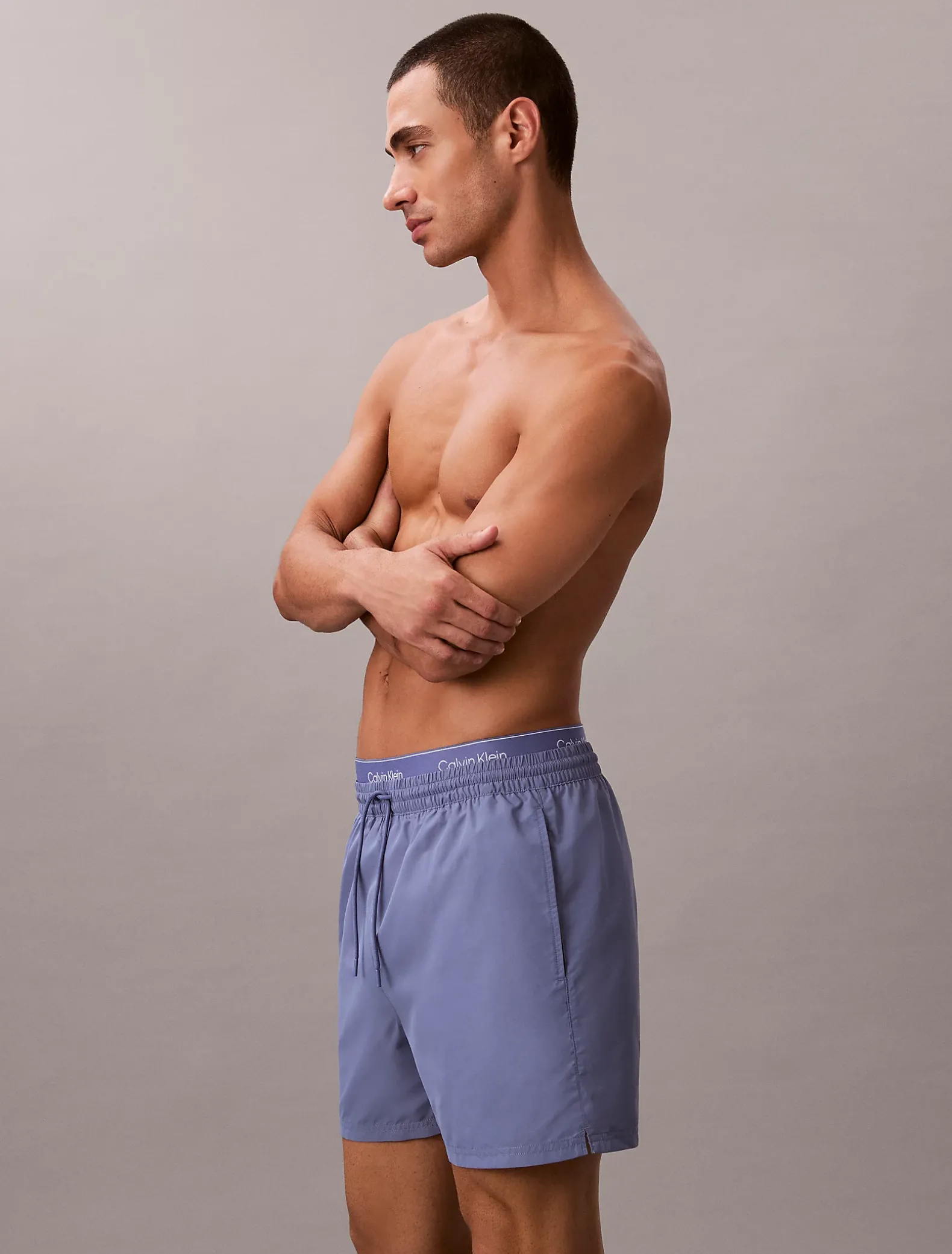 Medium zwemshort met trekkoord - CK Essentials