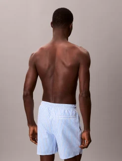 Medium zwemshort met trekkoord - CK Monogram