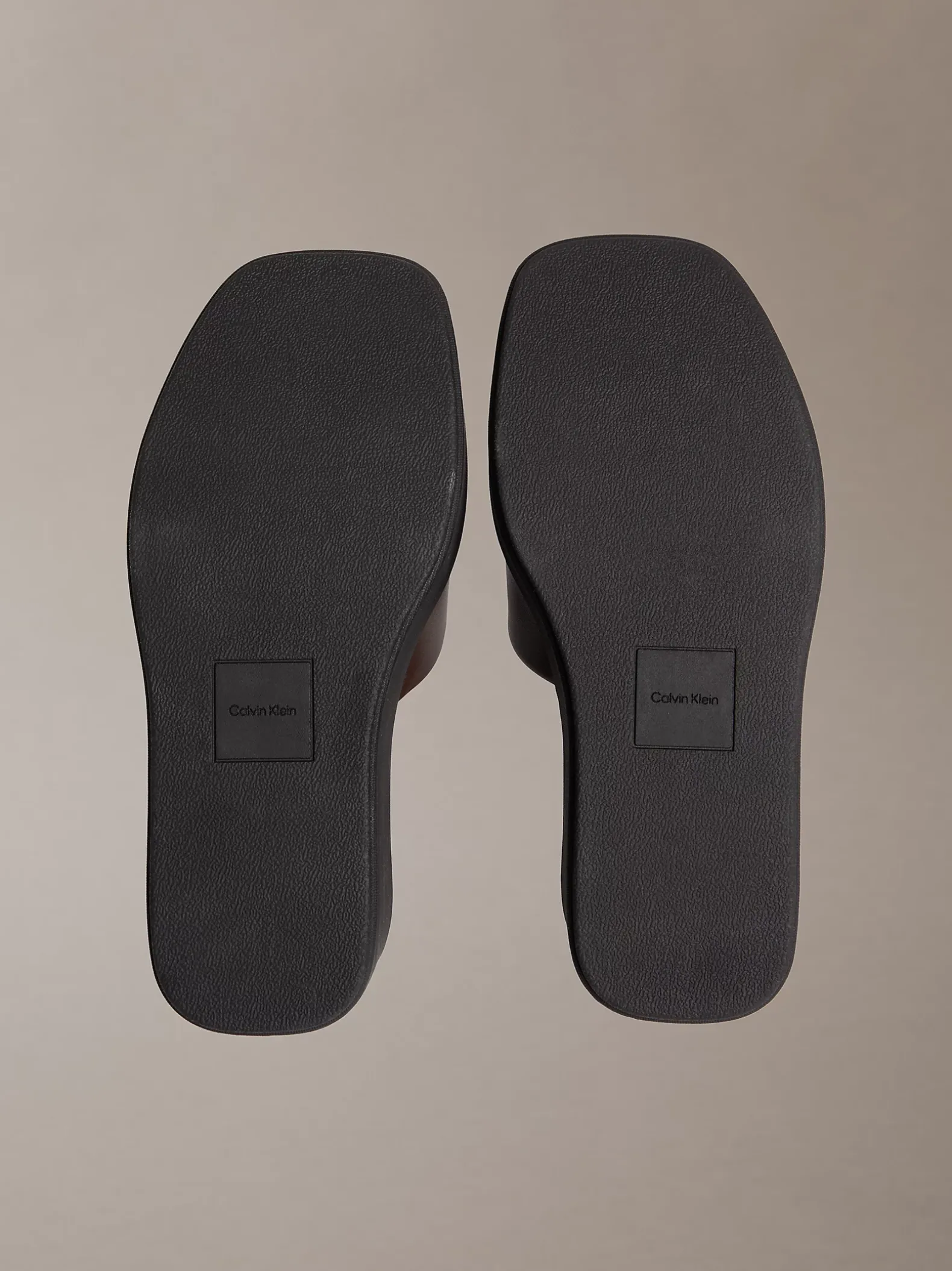 Melia - Leren plateausandalen met sleehak