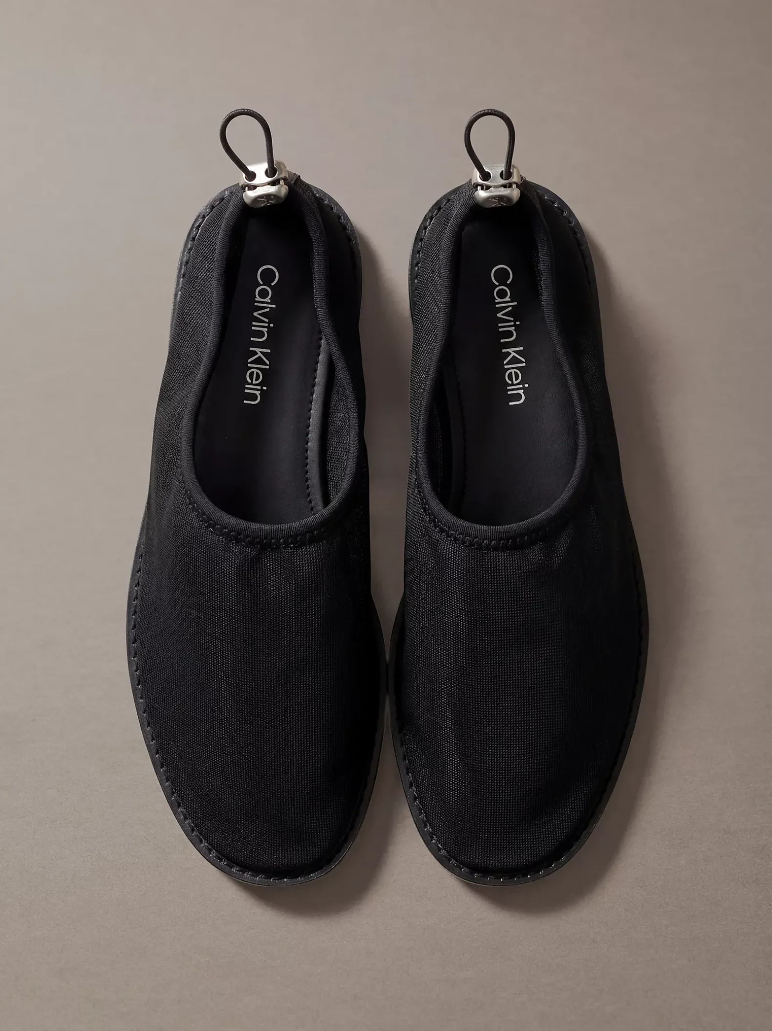 Mesh ballerina's met trekkoord
