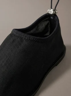Mesh ballerina's met trekkoord