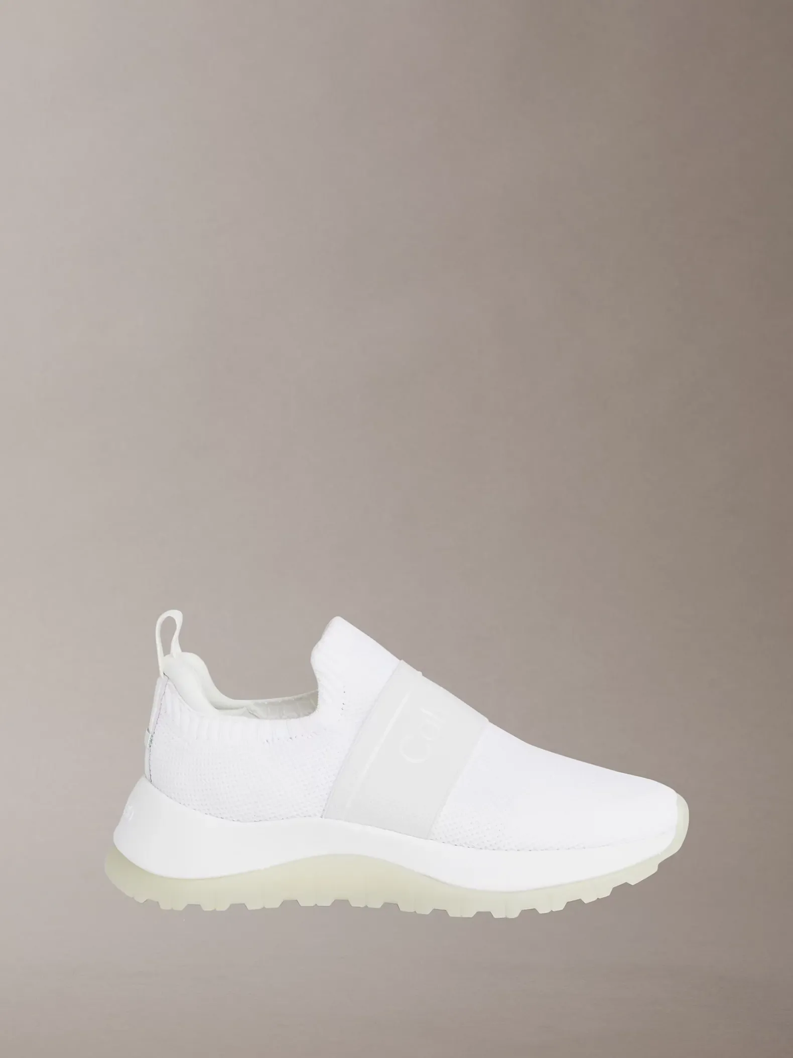 Mesh slip-on chunky hardloopsoksneakers