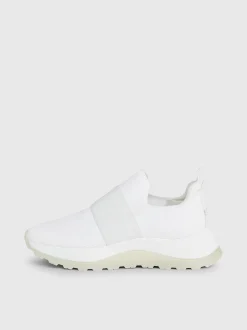 Mesh slip-on chunky hardloopsoksneakers