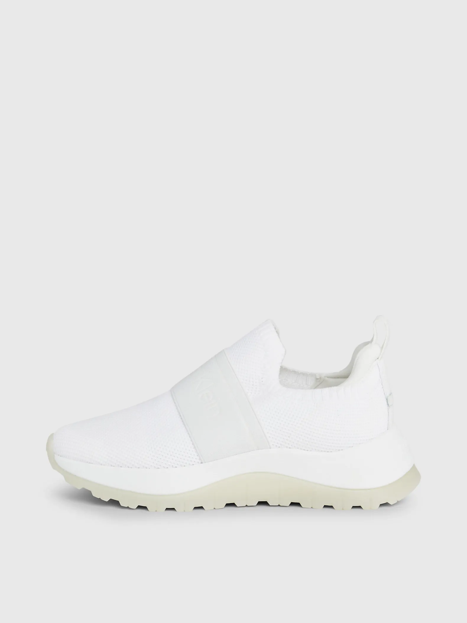Mesh slip-on chunky hardloopsoksneakers
