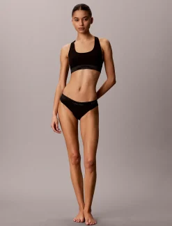 Metallic ongevoerde bralette - Icon Cotton Modal Metallic