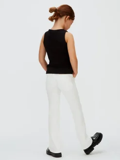 Mid Rise Flared Jeans