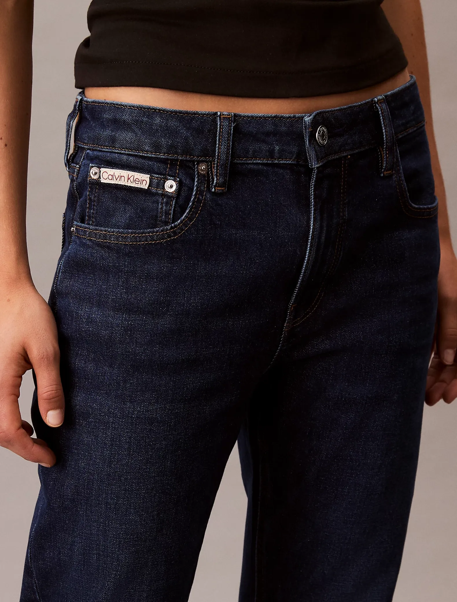 Mid Rise Slim Jeans