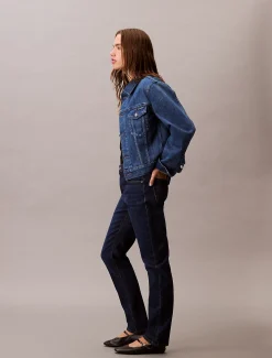 Mid Rise Slim Jeans