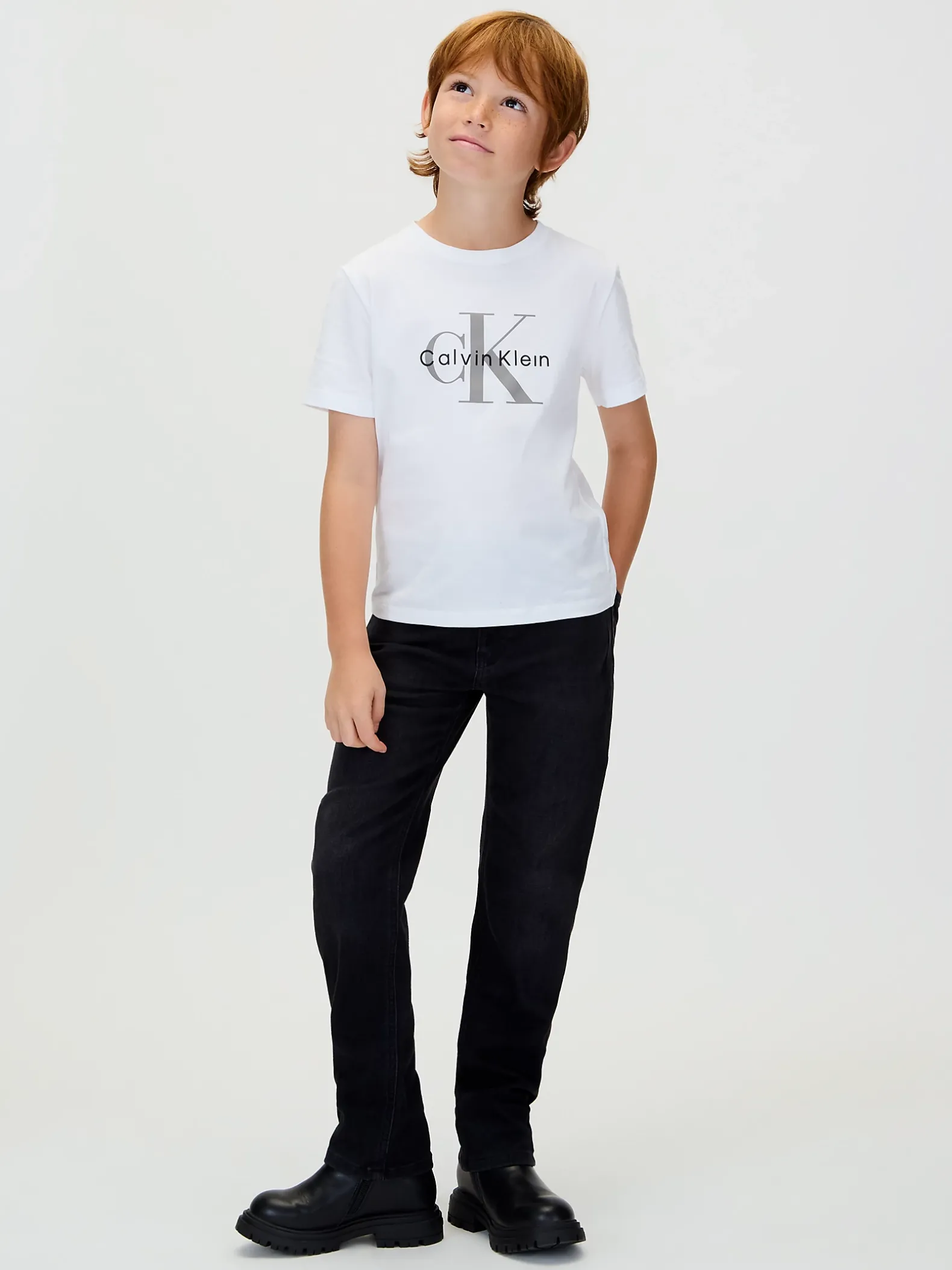 Mid Rise Straight Jeans
