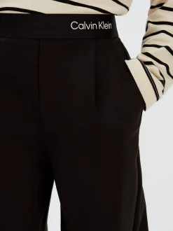 Milano-broek met wijde pijp