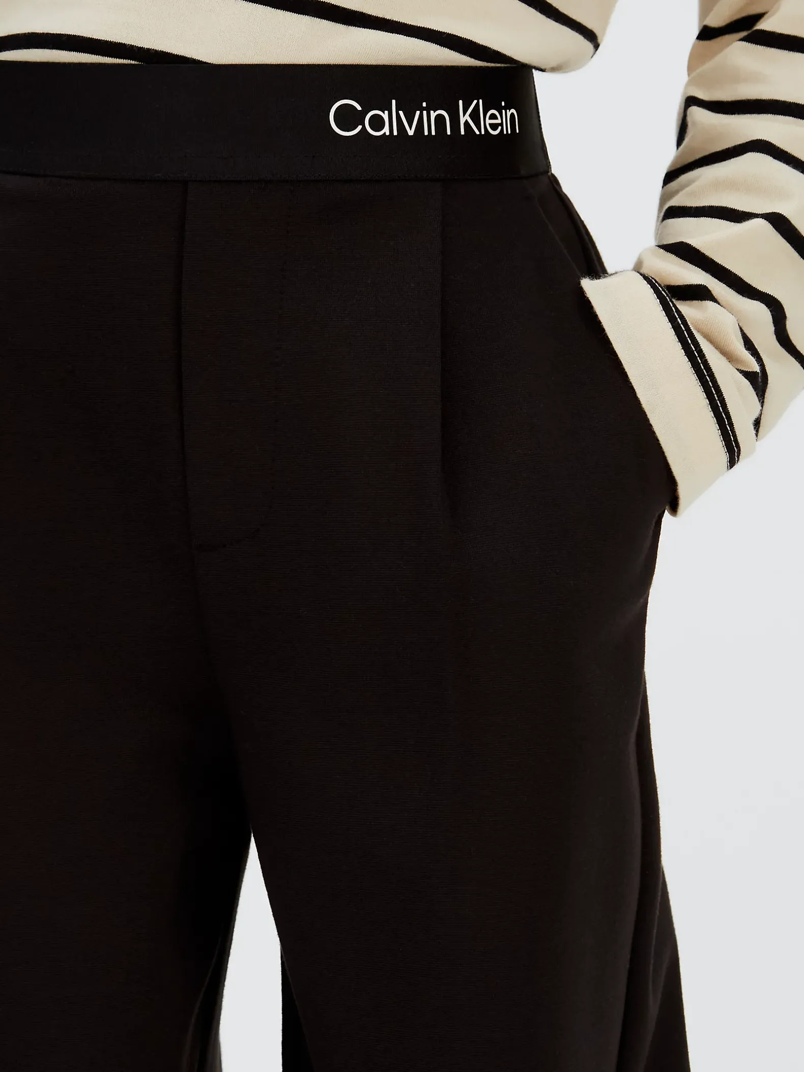 Milano-broek met wijde pijp