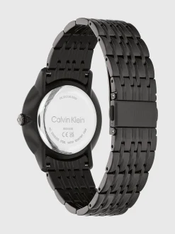 Minimalistisch armbandhorloge met wijzerplaat en schakels