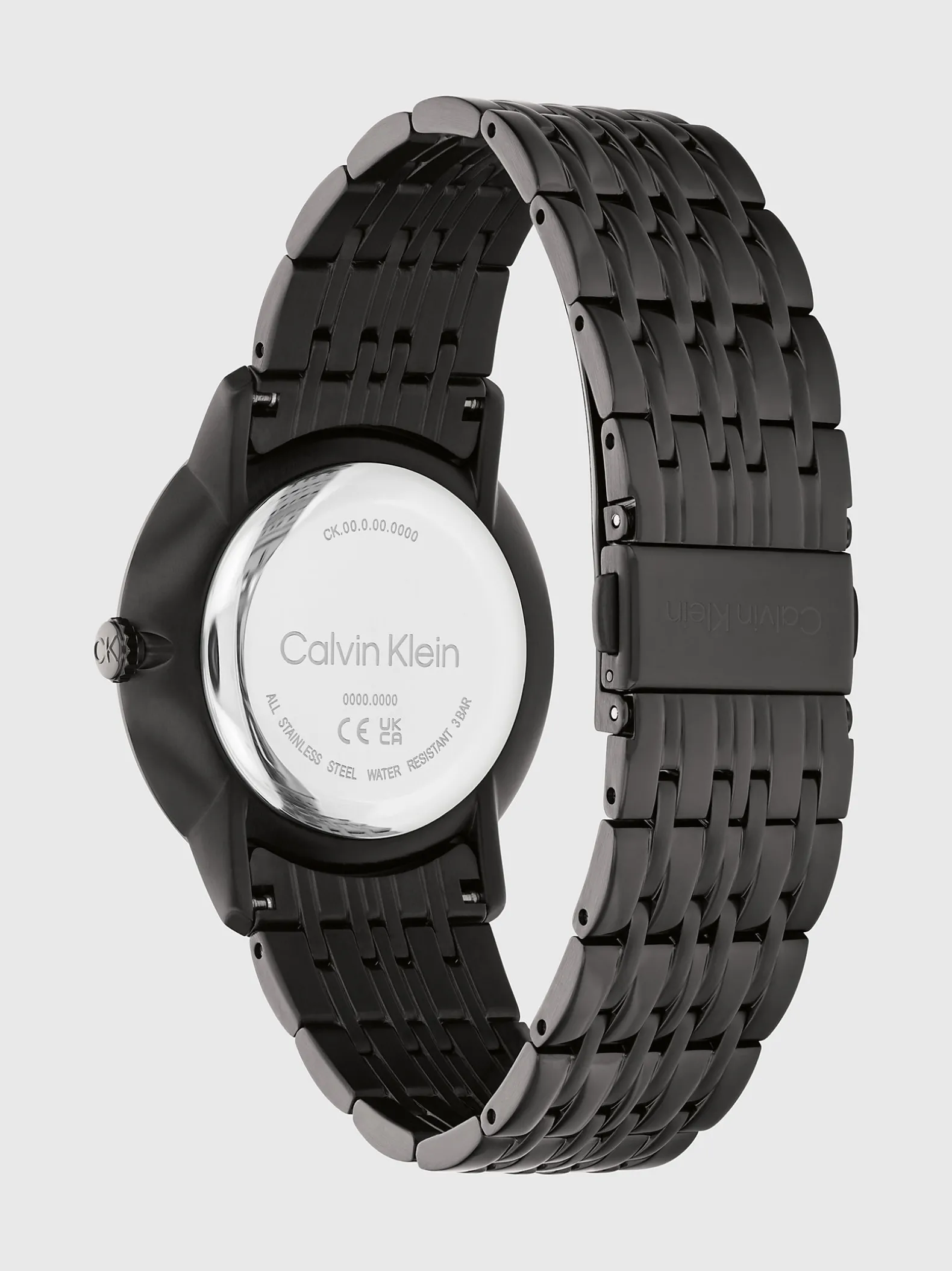 Minimalistisch armbandhorloge met wijzerplaat en schakels