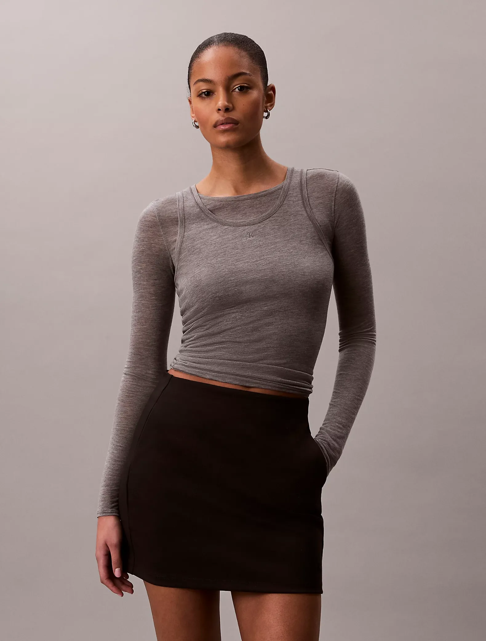 Minirok van stretch jersey