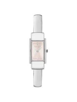 Modern roestvrijstalen horloge met bangle-bandje