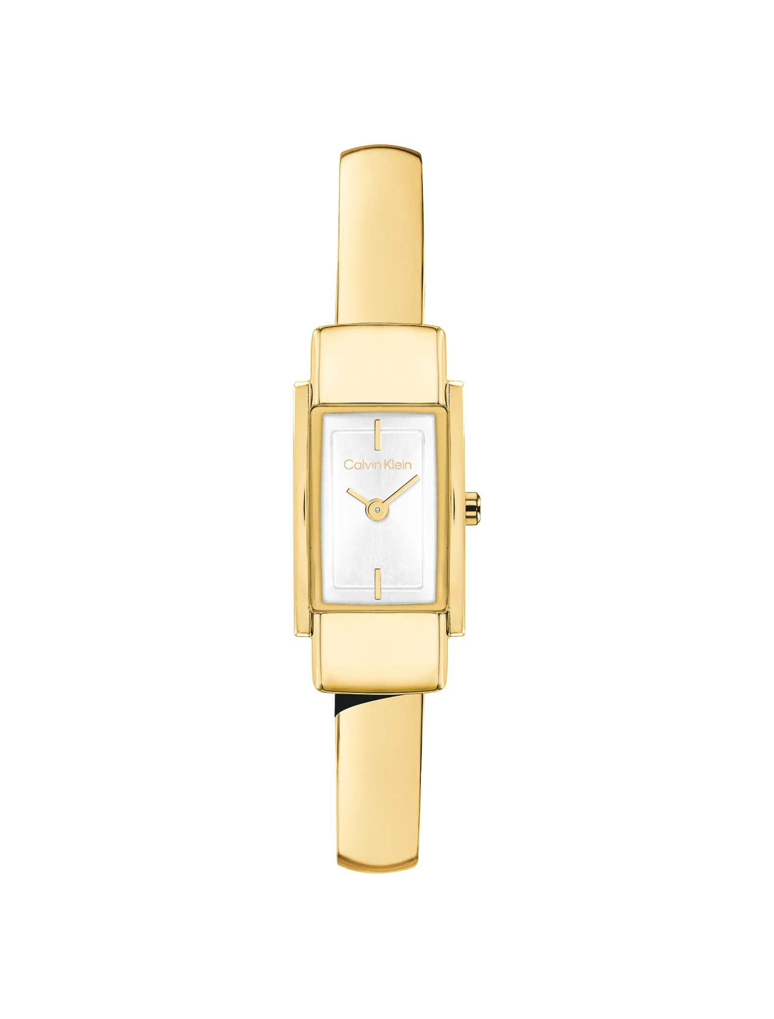 Modern verguld stalen horloge met bangle-bandje