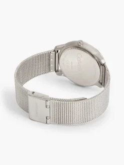 Monogram logo mesh armbandhorloge