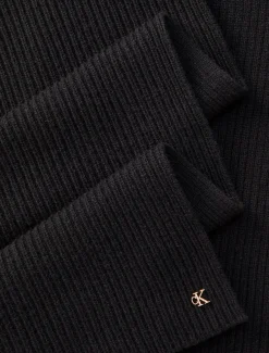 Monogram sjaal van wolmix