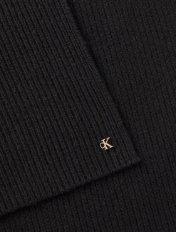 Monogram sjaal van wolmix