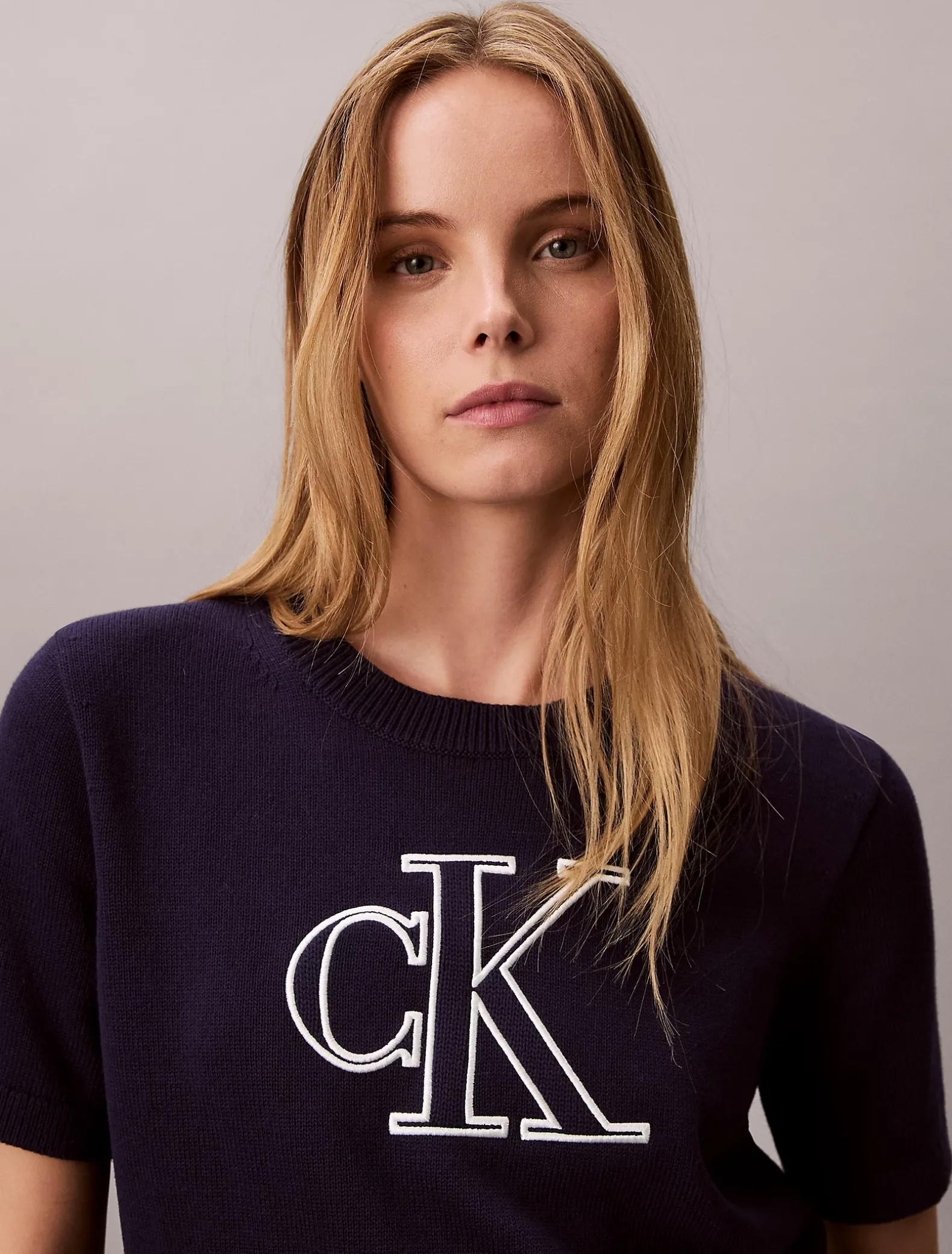 Monogram trui met korte mouwen