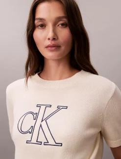Monogram trui met korte mouwen