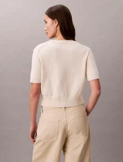 Monogram trui met korte mouwen