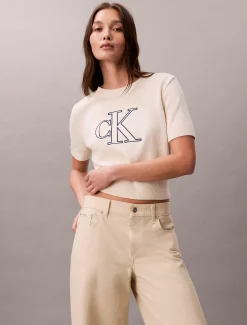 Monogram trui met korte mouwen