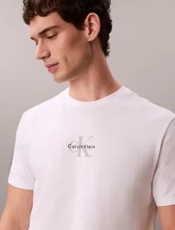 Monogram T-shirt met logo