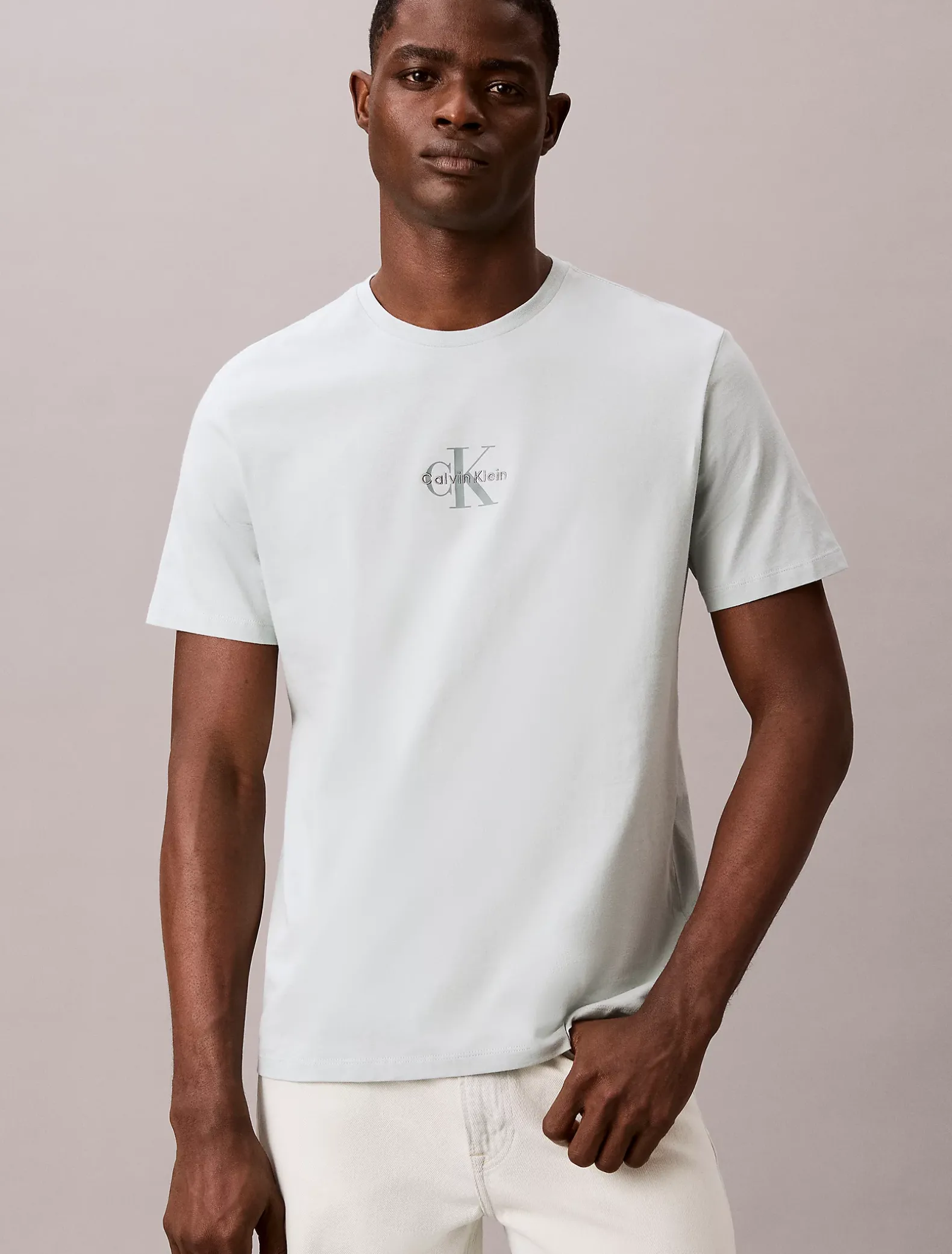 Monogram T-shirt met logo