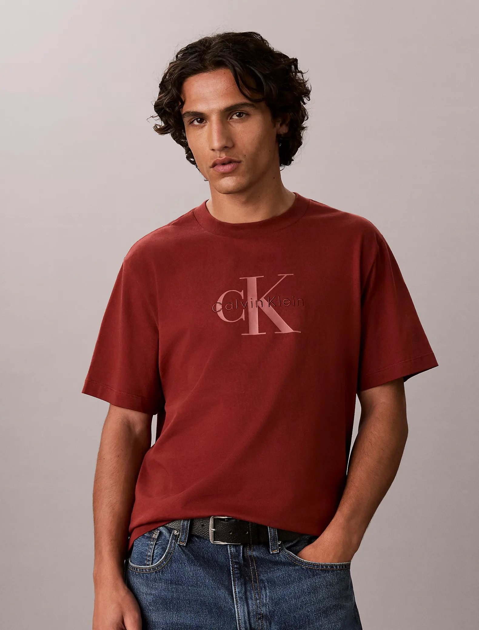 Monogram T-shirt met logo