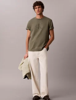Monogram T-shirt met logo