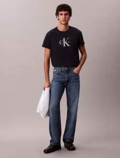 Monogram T-shirt met logo