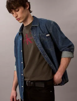 Monogram T-shirt met logo