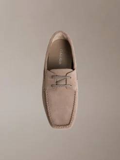 Monza - Suède mocassin-rijschoenen
