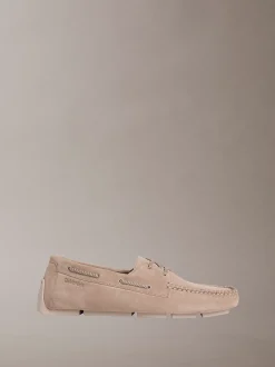 Monza - Suède mocassin-rijschoenen
