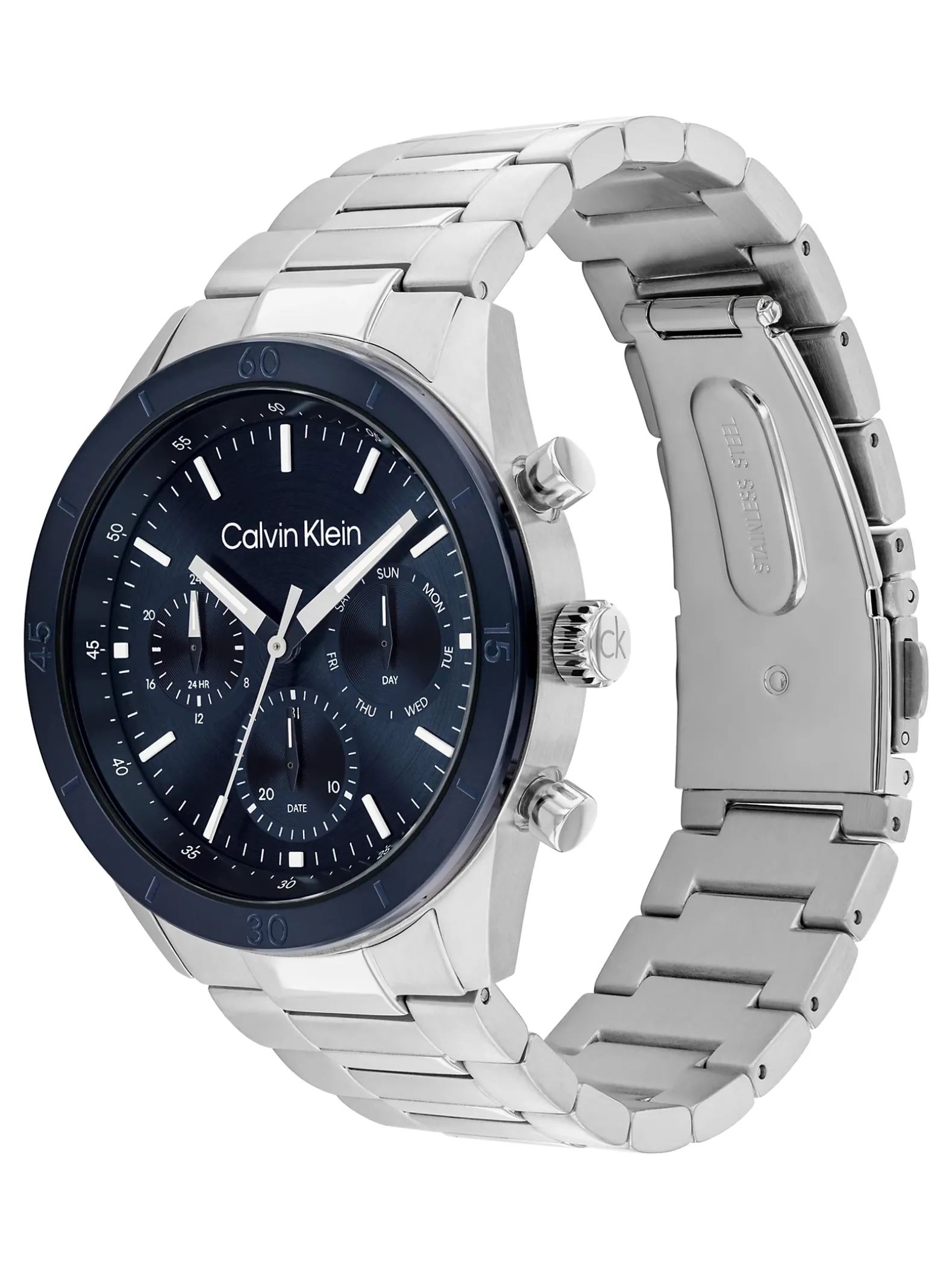 Multifunctioneel roestvrijstalen horloge