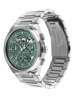 Multifunctioneel skeleton horloge van roestvrij staal