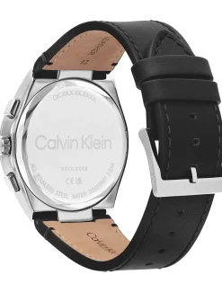 Multifunctioneel skeleton horloge met leren band