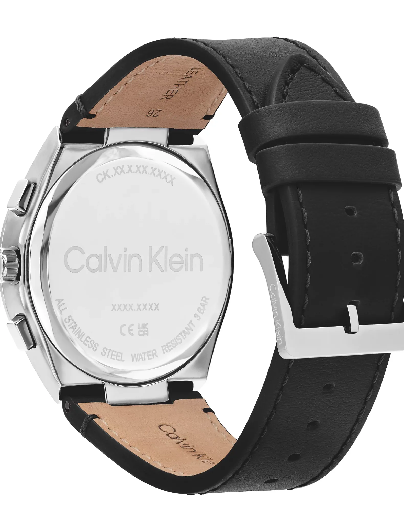 Multifunctioneel skeleton horloge met leren band