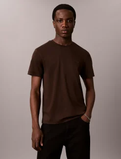 Nauwsluitend katoenen T-shirt met embleem