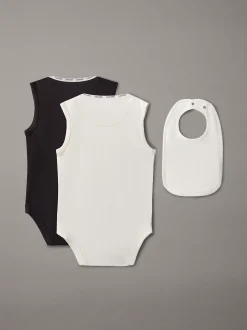 Newborn cadeauset met romper en slab