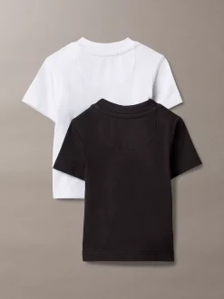 Newborn 2-pack T-shirts met logo