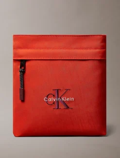 Nylon flatpack met monogram-logo