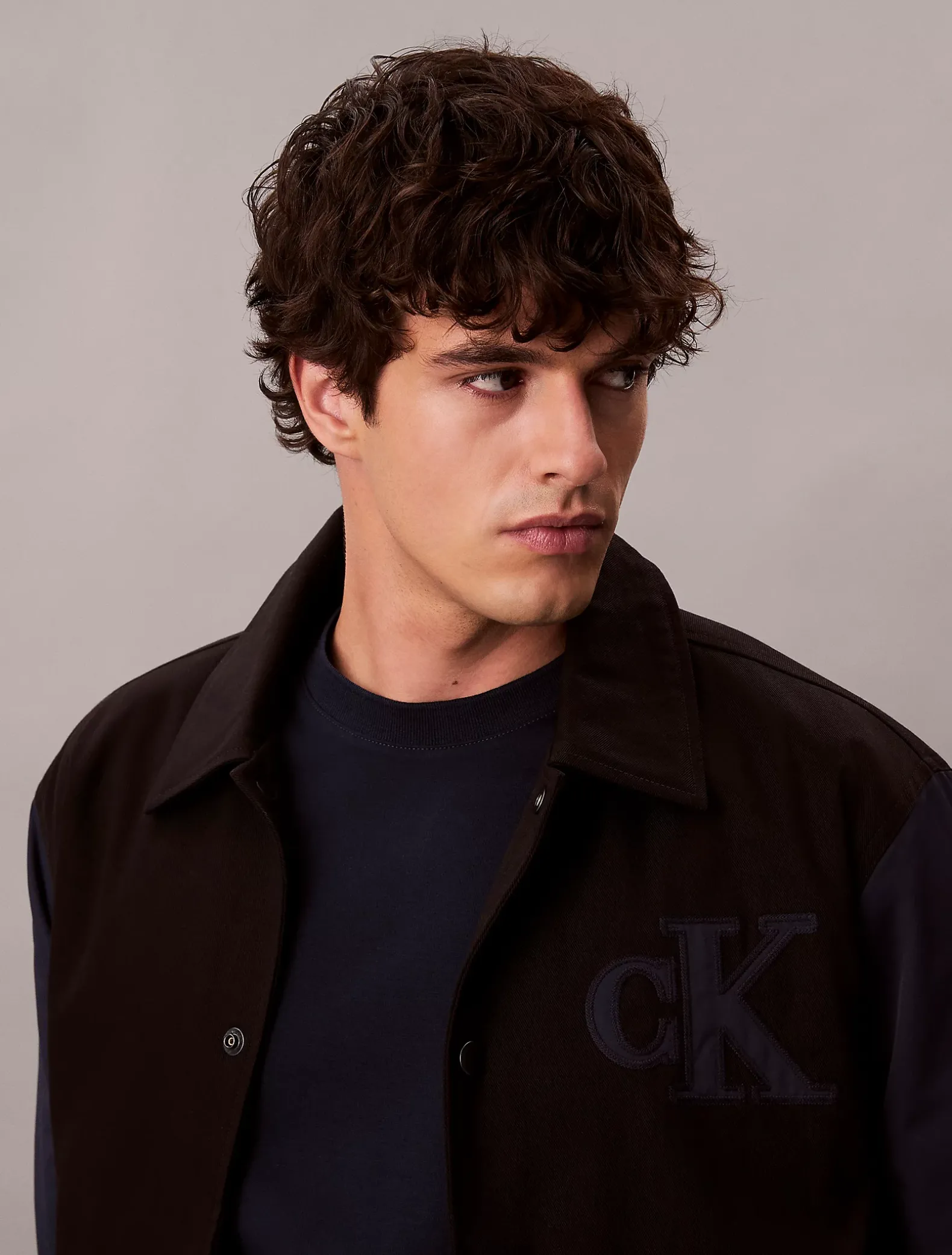 Nylon katoenen varsity bomberjack