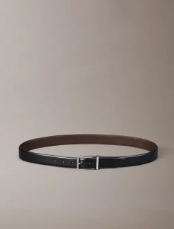 Omkeerbare volnerf leren riem