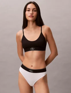 Ongevoerde bralette - Icon Microfibre Stretch Graphic